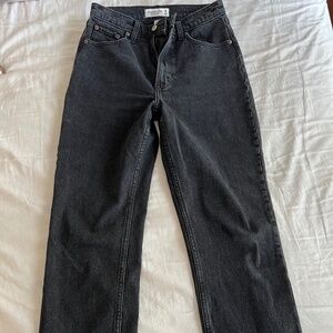 Abercrombie black denim